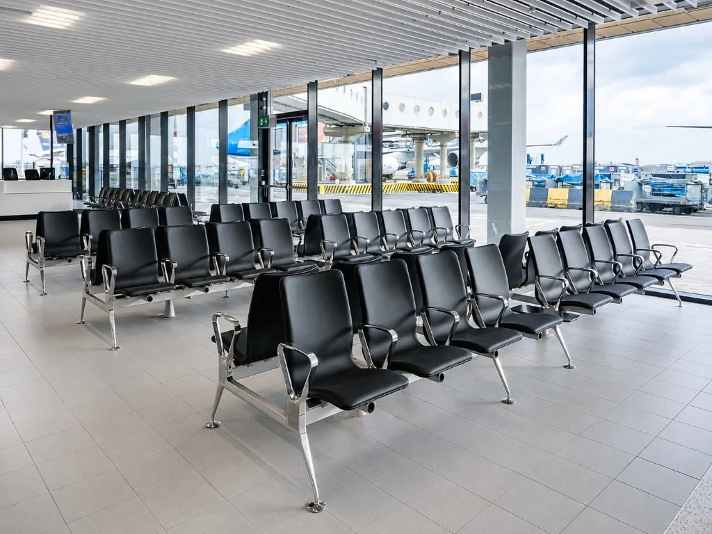Airport terminal near Amsterdam Schiphol Airport