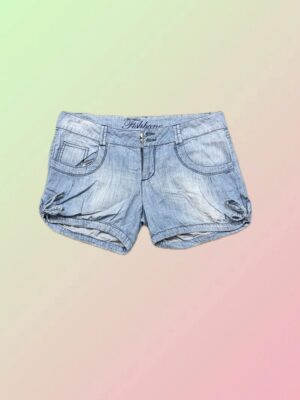 Fishbone Y2K Light Wash Denim Shorts