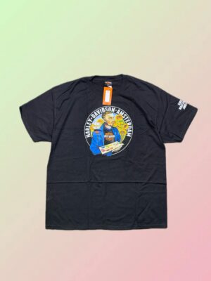 Harley-Davidson Amsterdam Black Graphic Men T-Shirt